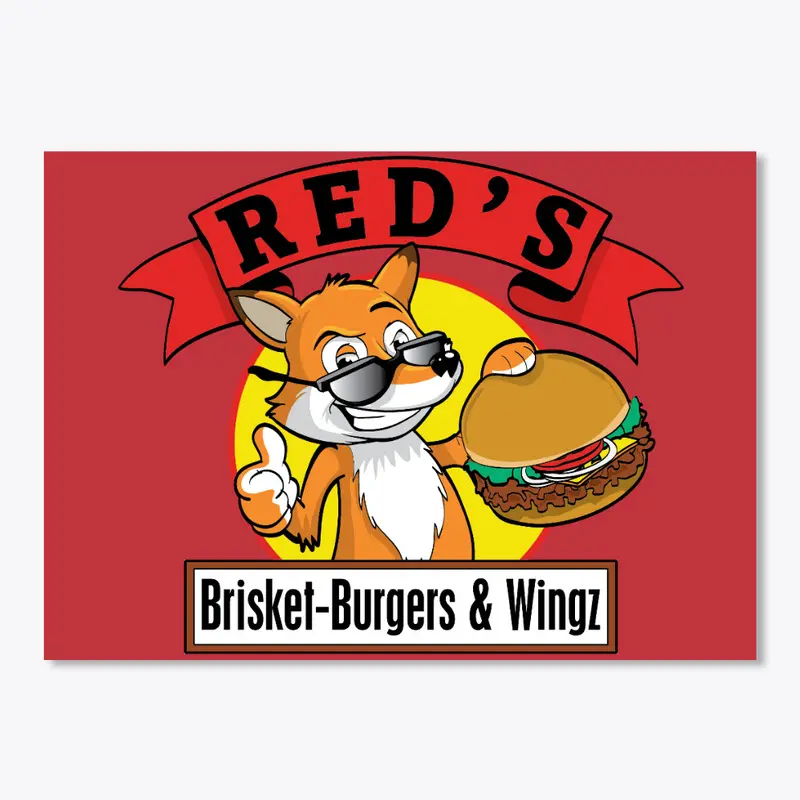 Red's Brisket-Burger sticker